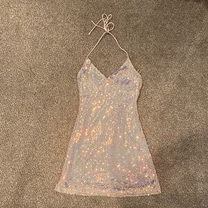 Hello Molly Iridescent Sequin Dress